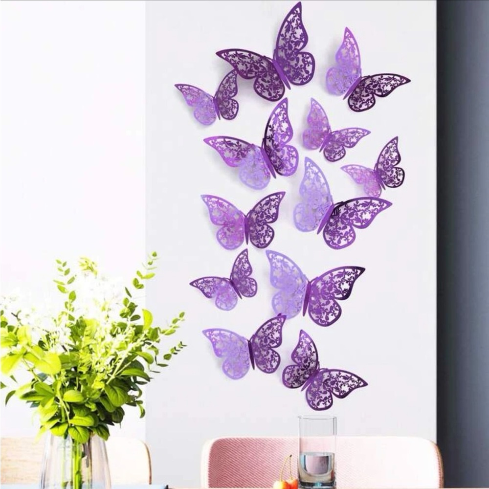Butterfly Stickers 12pcs